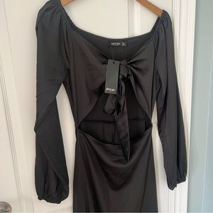 Nwt Nasty Gal collection satin maxi dress size 4